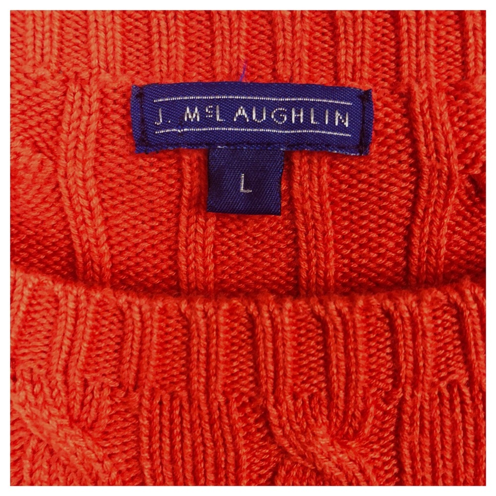 J McLaughlin Apple Red Sweater🍎